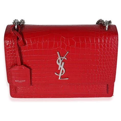 ysl borsa rossa lucida|Borsa Le 37 piccola in pelle lucida .